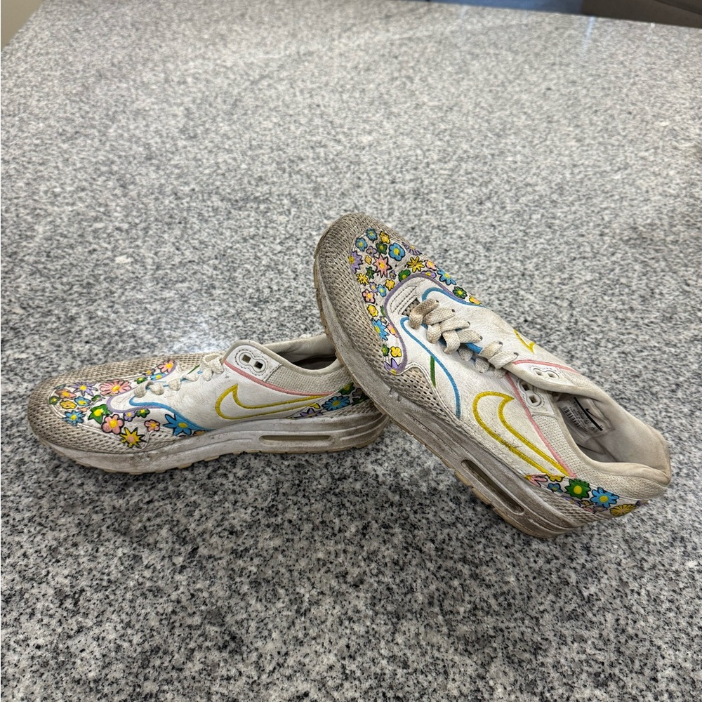 Nike Sneakers with Floral Design